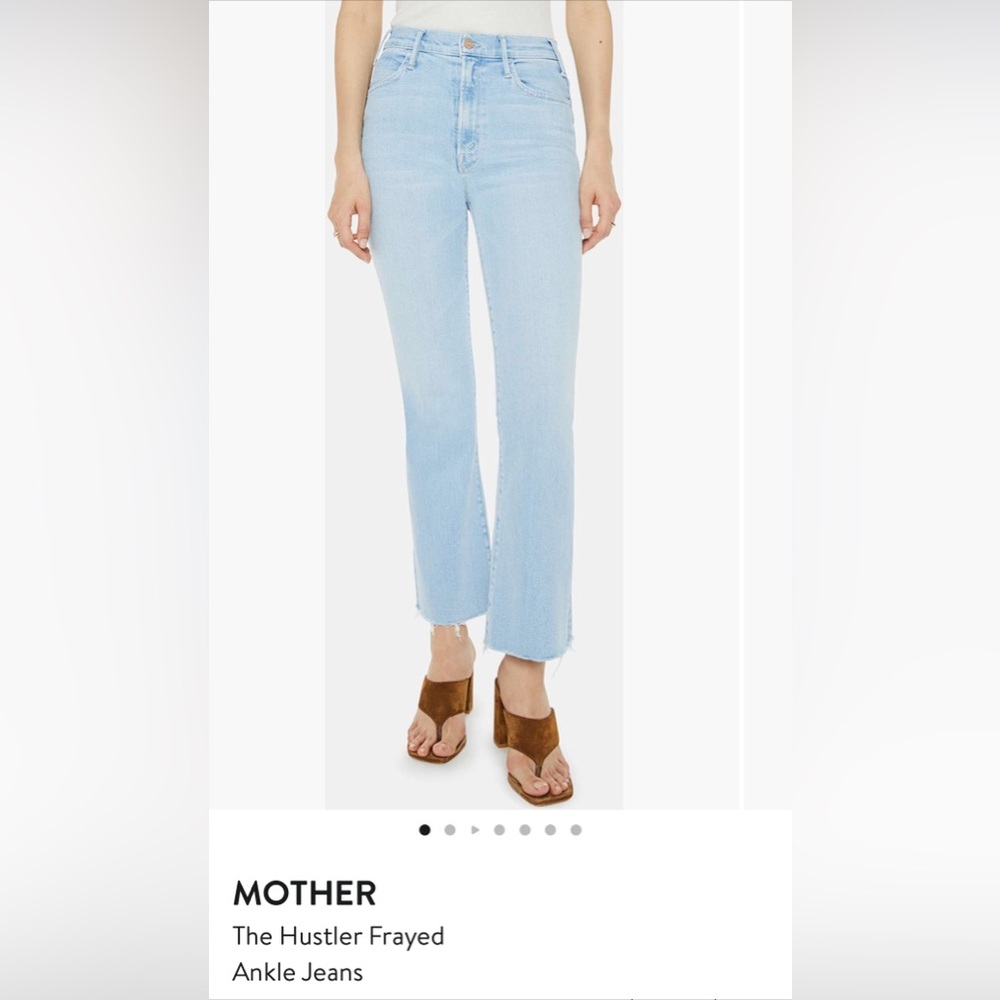 MOTHER Light Blue Straight Leg Jeans